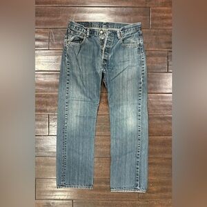 Levi's Classic 501 Straight Leg Denim Jeans